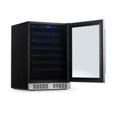 NewAir 224 Can Premium Built-in Beverage Fridge with Color Changing Lights