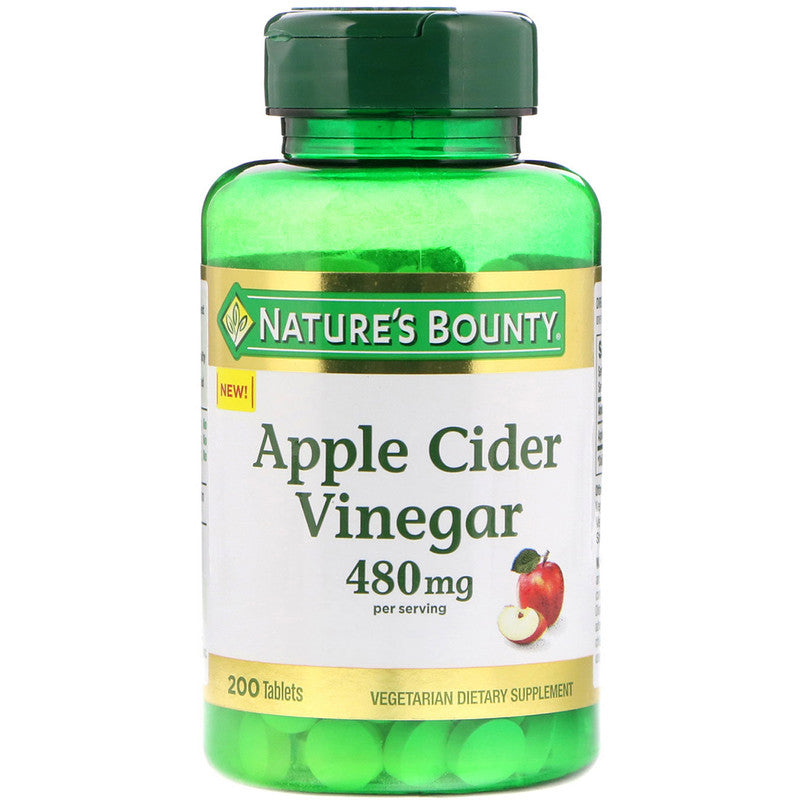 Nature's Bounty Apple Cider Vinegar - 480mg - 200 Count