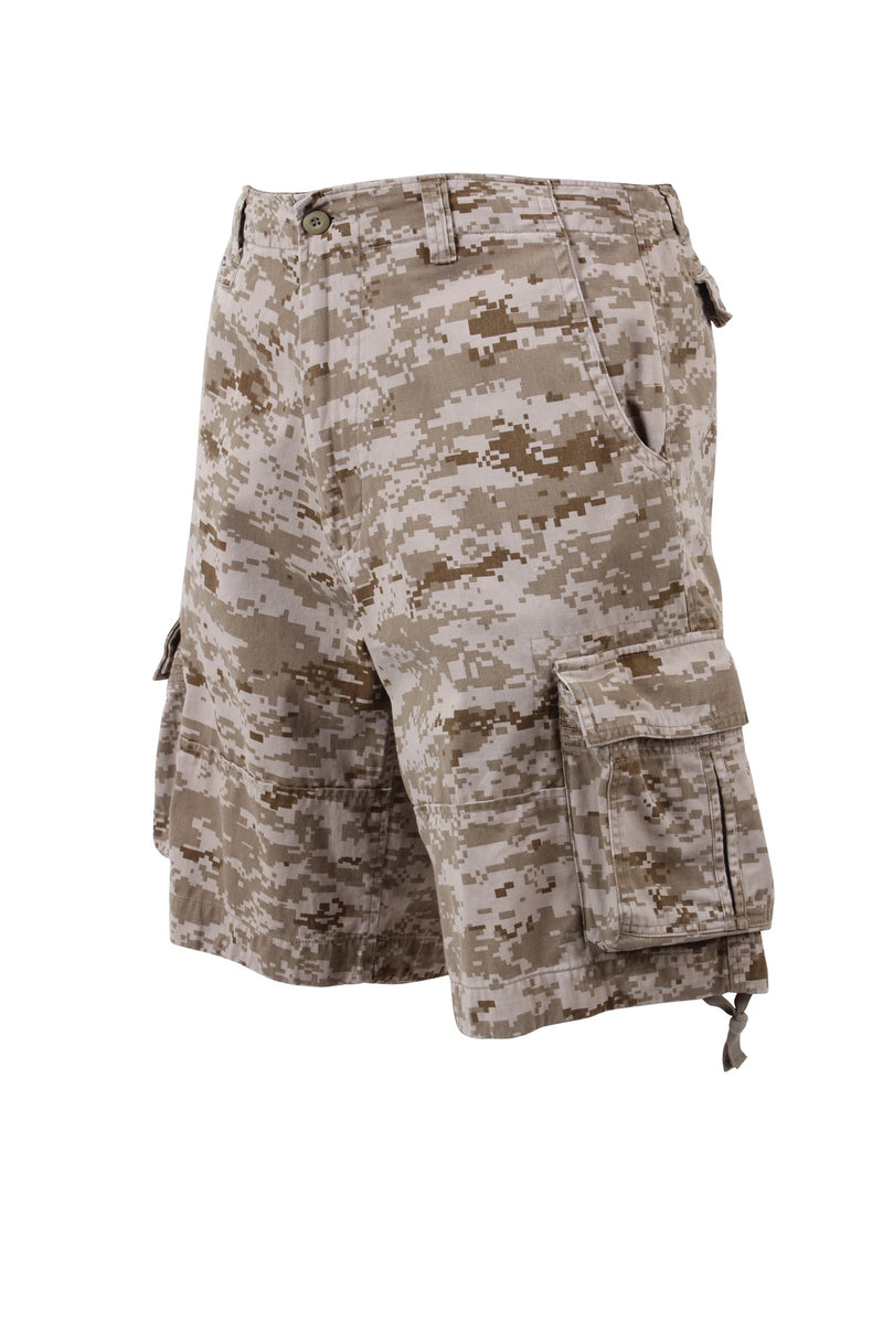 Rothco Mens Vintage Camo Infantry Utility Shorts - Size 2XL