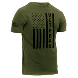 Rothco Mens Veteran Flag Short Sleeve T-Shirt