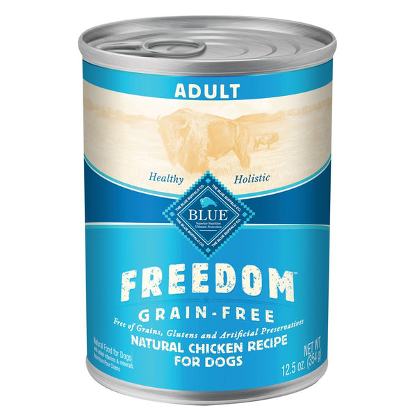 Blue Buffalo Freedom Grain Free Natural Chicken Adult Wet Dog Food - 12.5 oz.