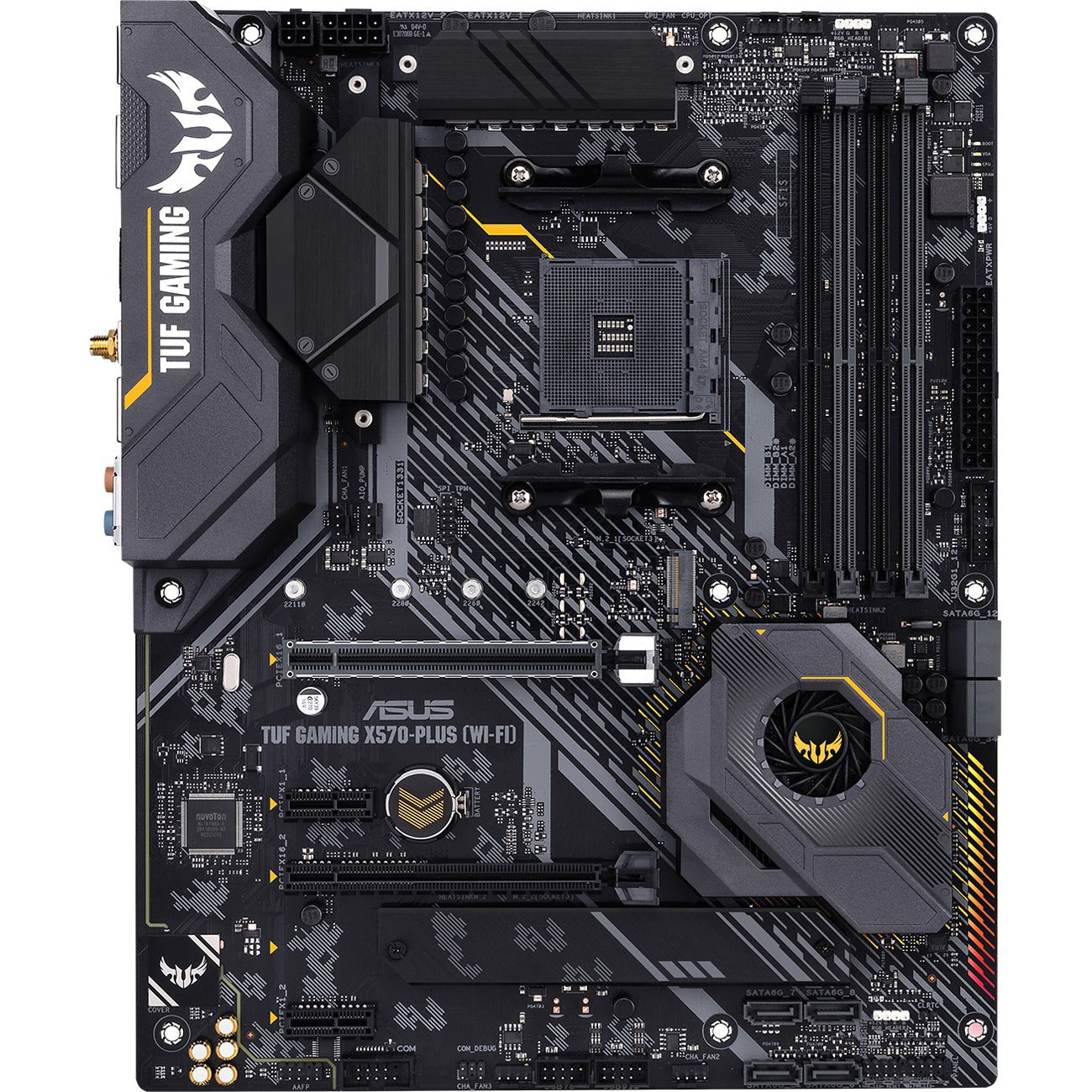 ASUS AMDAM4 X570 ATX TUF Gaming Motherboard - Black