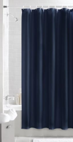 MAYTEX Textured Waffle Fabric Shower Curtain