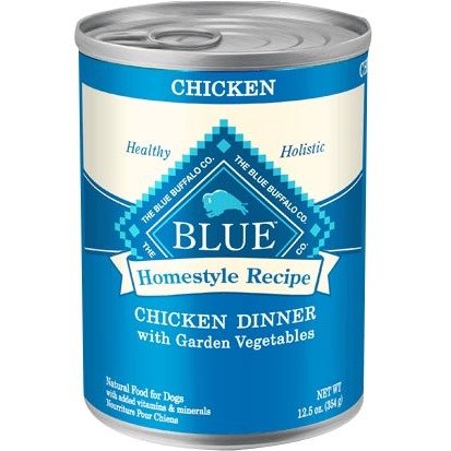 Blue Buffalo Homestyle Recipe Natural Chicken Dinner with Garden Vegetables Wet Dog Food -12.5 oz.