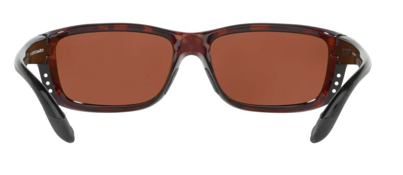 Costa Del Mar Mens Zane Tortoise Frame - Green Mirror 580 Glass Lens - Polarized Sunglasses
