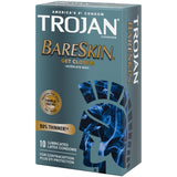 Trojan Bareskin Premium Lubricated Condoms - 10 Count