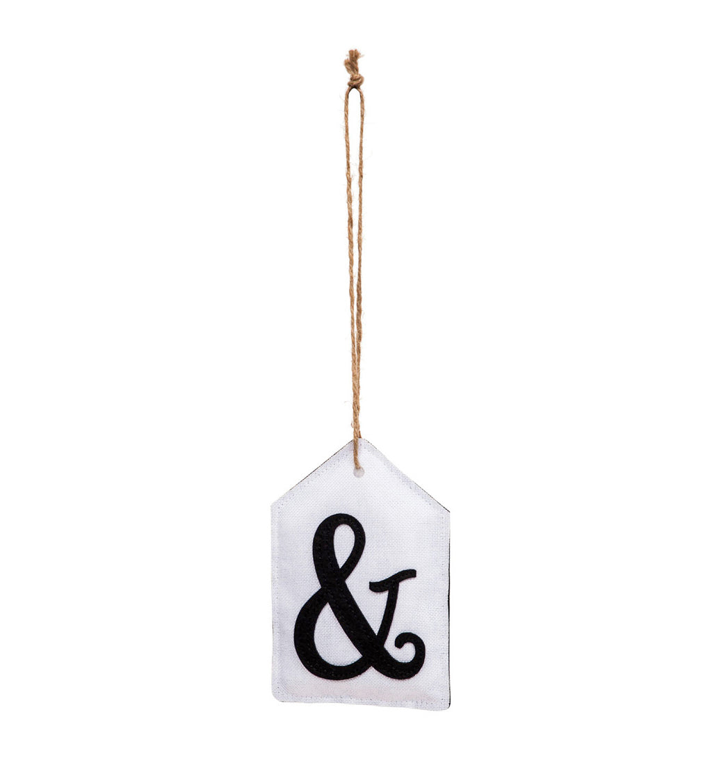 Evergreen "&" Door Tag Joiner Text