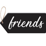Evergreen "Friends" Door Tag