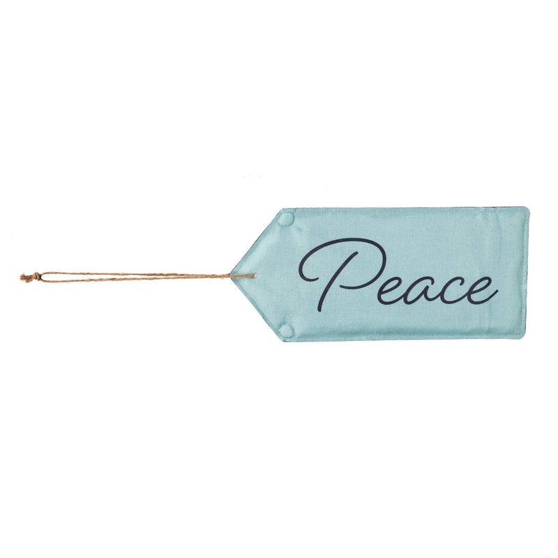 Evergreen "Peace" Door Tag