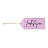 Evergreen "Hope" Door Tag