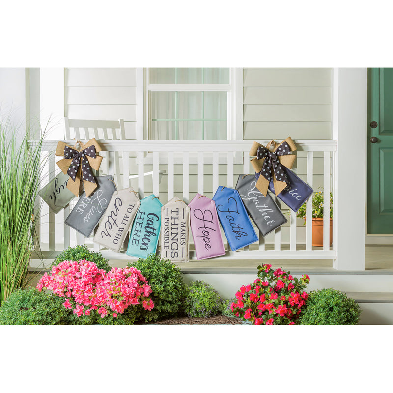 Evergreen "Lives Here" Door Tag