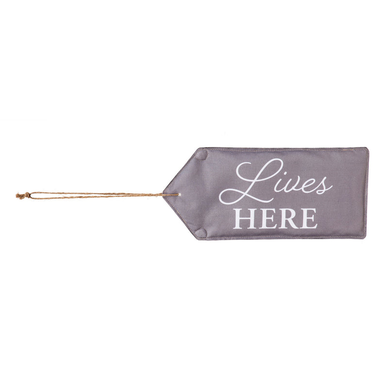 Evergreen "Lives Here" Door Tag