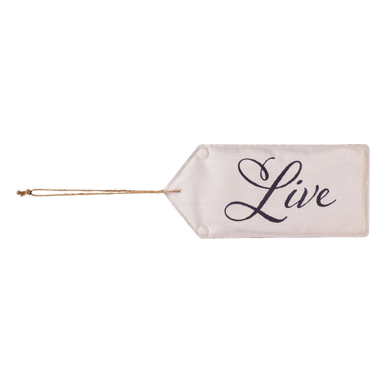 Evergreen "Live" Door Tag