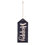 Evergreen Happy Reversible Door Tag