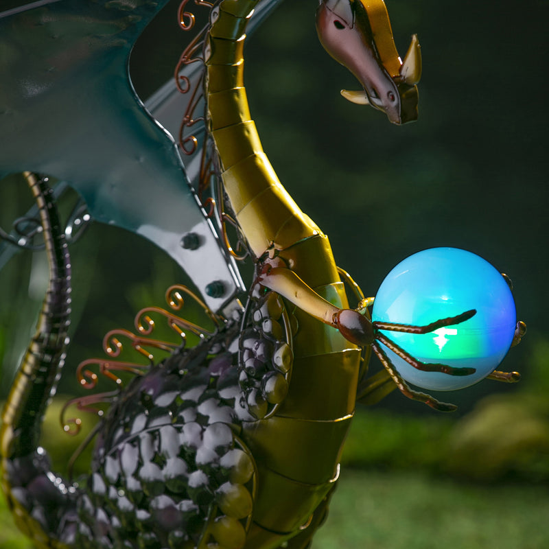 Evergreen Dragon with Solar Light