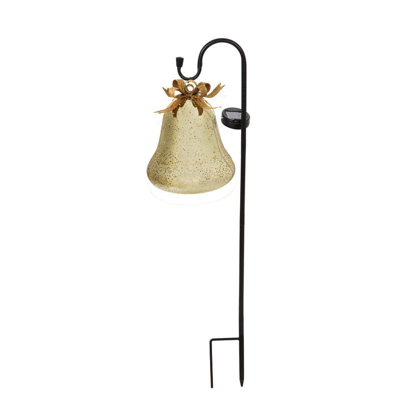 Evergreen Lighted Bell with Shephard's Hook