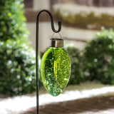 Evergreen Solar Mercury Glass Christmas Light with Shephard's Hook Garden Stake