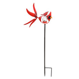 Evergreen Cardinal Solar Staked Wind Spinner