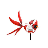 Evergreen Cardinal Solar Staked Wind Spinner