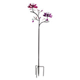 Evergreen Spinning Flowers Solar Wind Spinner