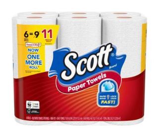 Scott Choose-A-Sheet White Mega Roll Paper Towels