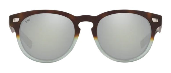 Costa Del Mar Del Mar Matte Tide Pool Frame - Gray Silver Mirror 580 Glass Lens - Polarized Sunglasses