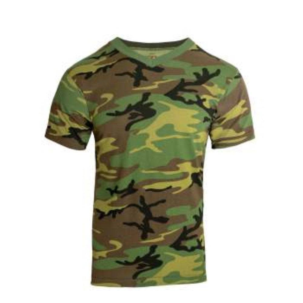 Rothco Mens V-Neck Short Sleeve T-Shirt