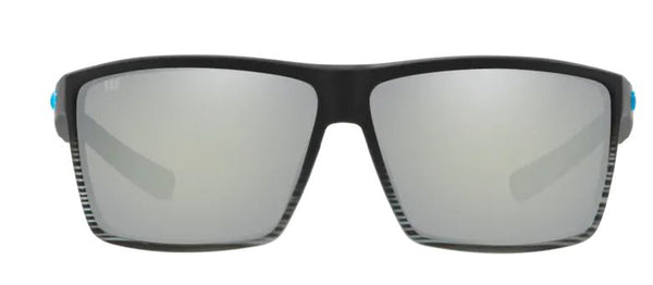 Costa Del Mar Rincon Matte Smoke Crystal Fade Frame - Gray Silver Mirror 580 Glass Lens - Polarized Sunglasses