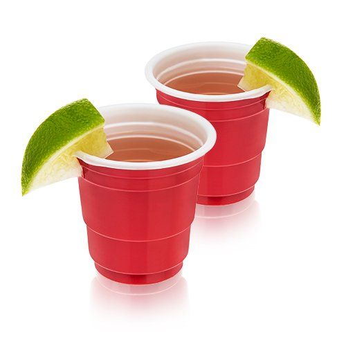 True Slug Red Shot Glasses - Set Of 20