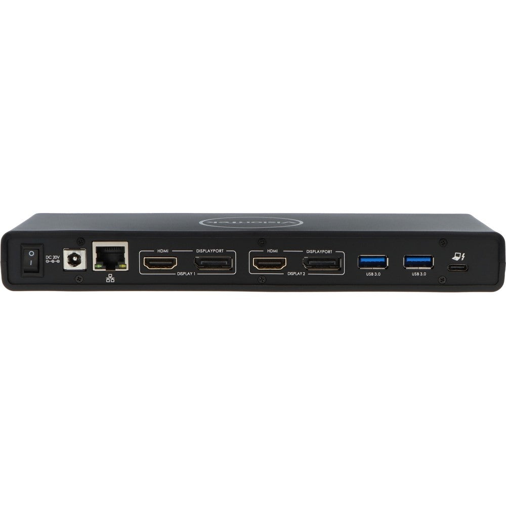 VisionTek VT4500 Dual Display 4K USB 3.0 & USB-C Docking Station with Power Delivery