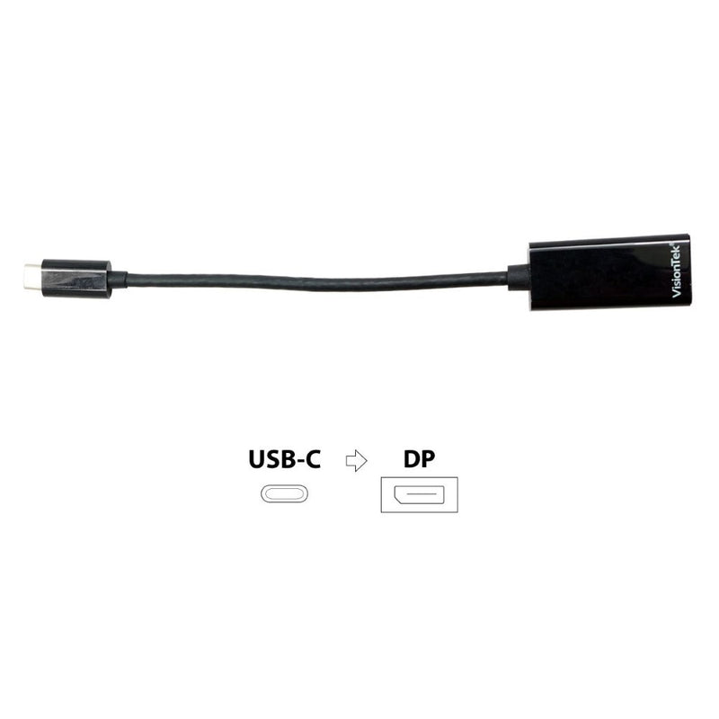 VisionTek USB 3.1 Type C to DisplayPort Adapter (M/F)