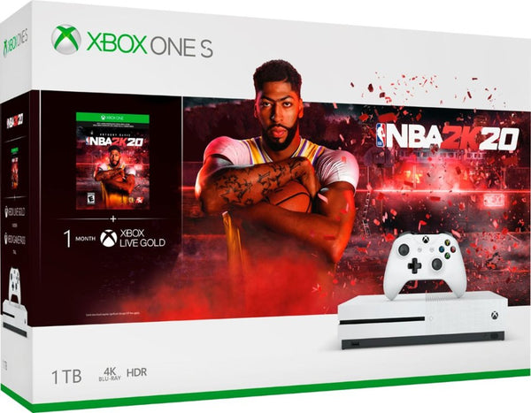 Microsoft Xbox One S 1TB NBA 2K20 Bundle