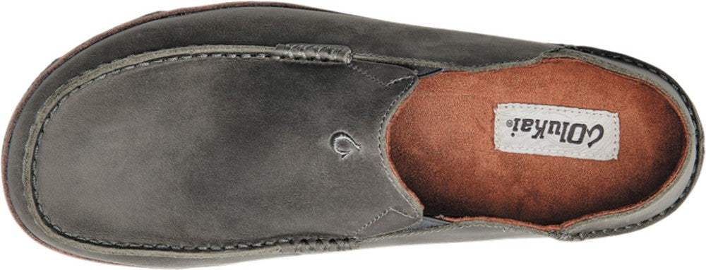 OluKai Mens Moloā Leather Slip-On Shoe