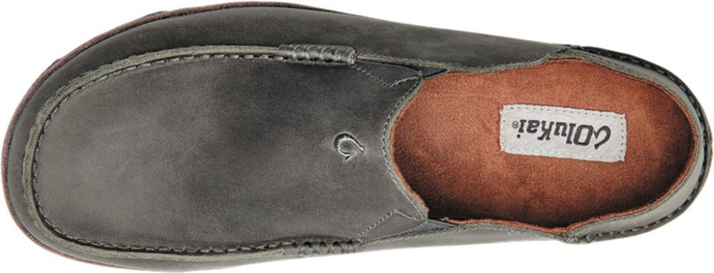 OluKai Mens Moloā Leather Slip-On Shoe