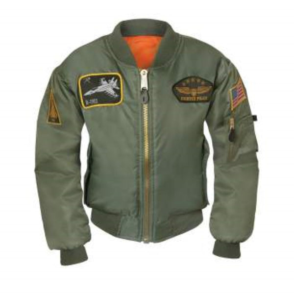 Rothco Youth Flight Jacket With Patches