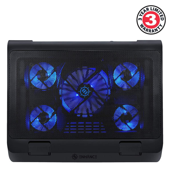 Enhance Gaming Laptop Cooling With LED Cooler Pad Stand