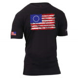 Rothco Mens Colonial Betsy Ross Flag Short Sleeve T-Shirt