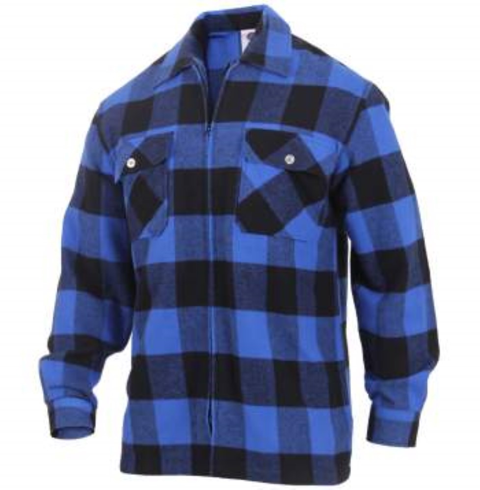 Rothco Mens Concealed Carry Flannel Shirt