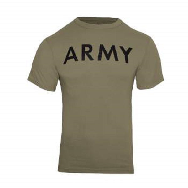 Rothco Mens AR-670-1 Army Physical Training Short Sleeve T-Shirt