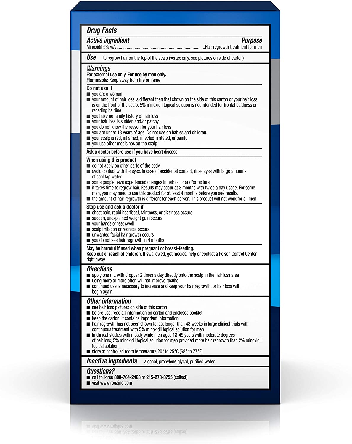 Rogaine Mens 5% Minoxidil Solution