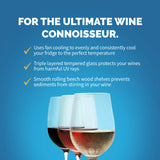 NewAir 116 Bottle Dual Zone Compressor Wine Cooler
