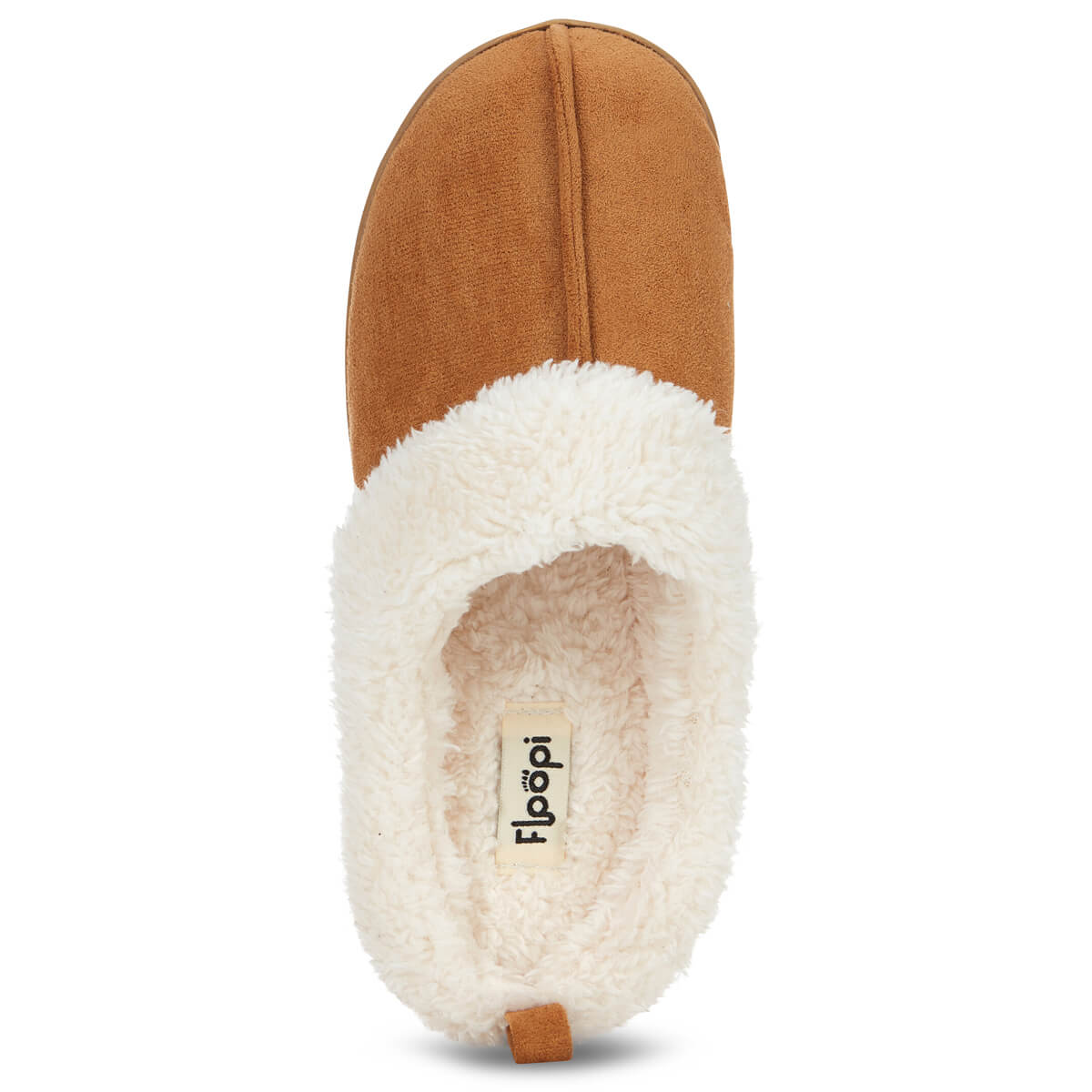 Floopi Womens Olivia Faux Suede Clog Slippers