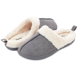 Floopi Womens Olivia Faux Suede Clog Slippers