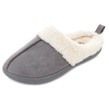Floopi Womens Olivia Faux Suede Clog Slippers