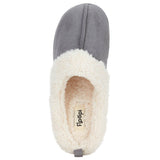 Floopi Womens Olivia Faux Suede Clog Slippers