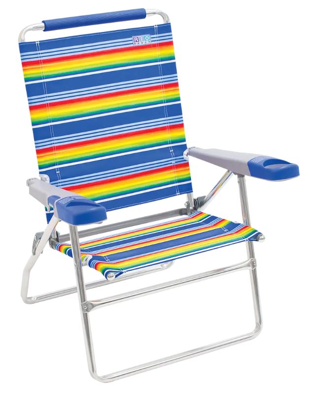 RIO Beach Beach Chair with Deluxe Arms - 15 in.