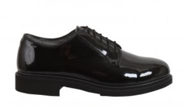 Rothco Mens Uniform Hi-Gloss Oxford Dress Shoes