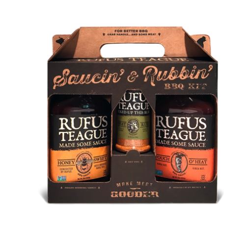 Alder Creek Gift Baskets - Rufus Teague BBQ Kit - 3 Pack