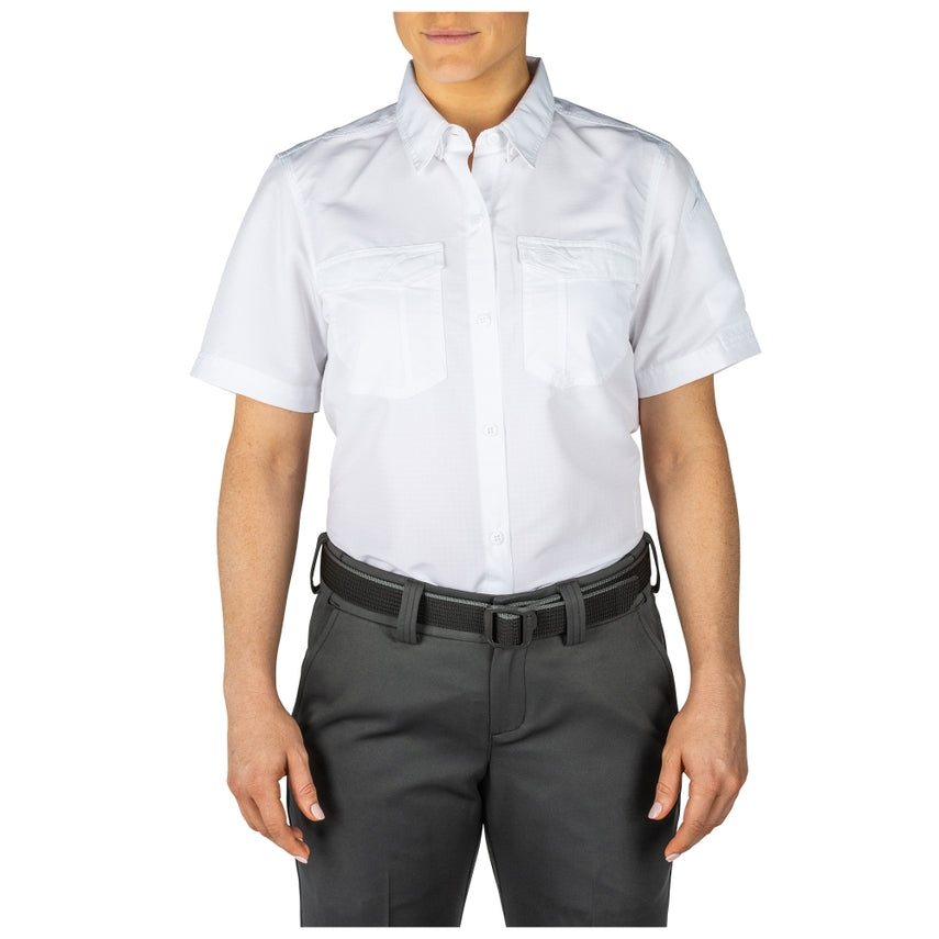 5.11 Womens Fast-Tac Short Sleeve Button Down Polo Shirt