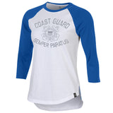 Coast Guard Under Armour Womens Performance Cotton Baseball T-Shirt